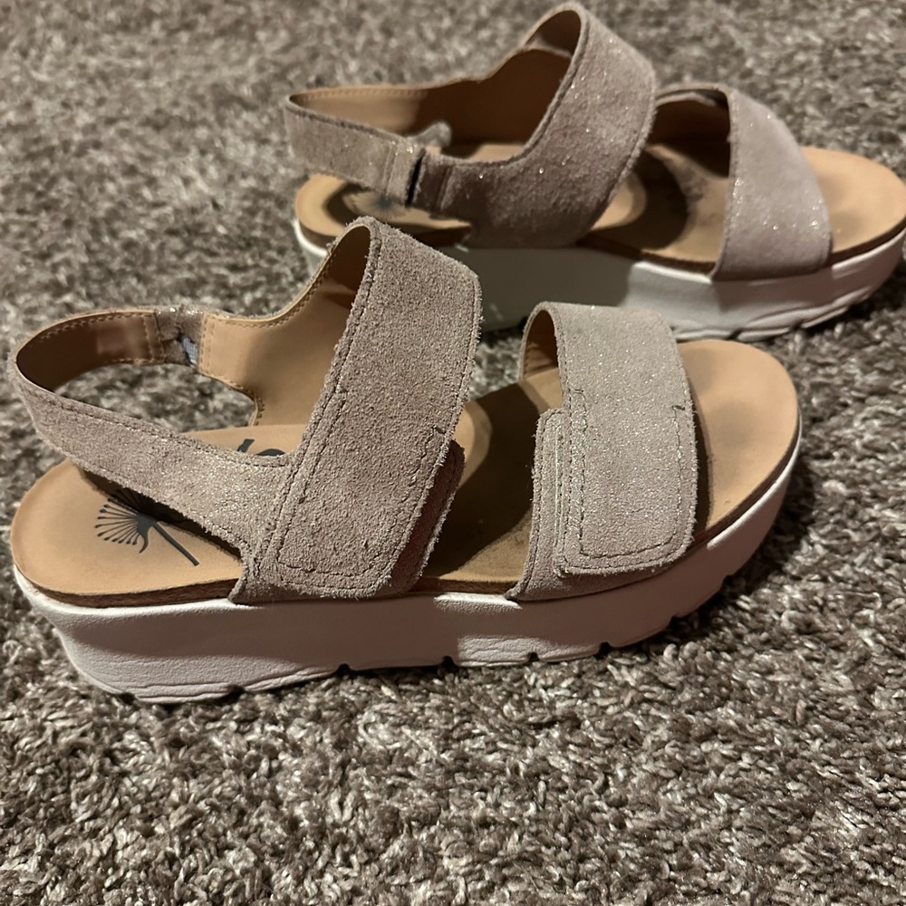 OTBT Women's Sandals - Glittering Silver - Picture 14 of 14